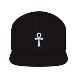 Snapback Hat with Ankh Design