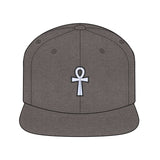 Snapback Hat with Ankh Design