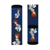 Smoking Guitar - All Over Print Socks