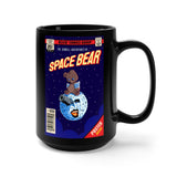 Space Bear - Black Mug 15oz