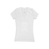 Demon Skull - Women's V-Neck Tee
