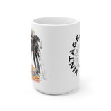 Vintage Trouble Stand - White Mug