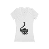 Cadillac Michigan Cat - Women's V-Neck Tee