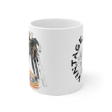 Vintage Trouble Stand - White Mug