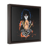 Eric Carr, Smile - Square Framed Premium Gallery Wrap Canvas