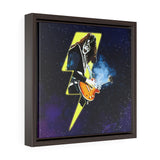 Shock Me - Square Framed Premium Gallery Wrap Canvas