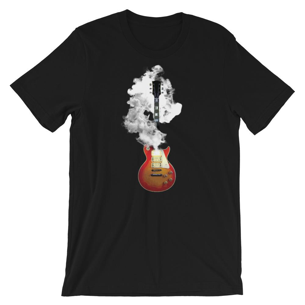 ACE SMOKING GUITAR T-SHIRT