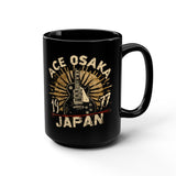 Ace Osaka 1977 Black Mug 15oz