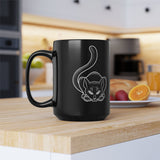 Catman Michigan Black Mug 15oz