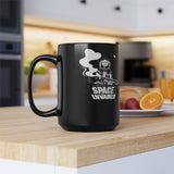 Space Invader Black Mug 15oz