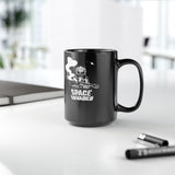 Space Invader Black Mug 15oz