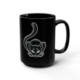 Catman Michigan Black Mug 15oz