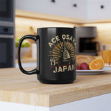 Ace Osaka 1977 Black Mug 15oz