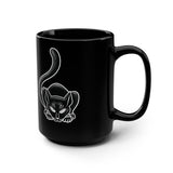 Catman Michigan Black Mug 15oz