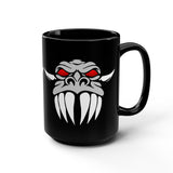 Dragon Face Black Mug 15oz