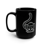 Catman Michigan Black Mug 15oz