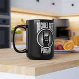 Decibel Geek Podcast Black Mug 15oz
