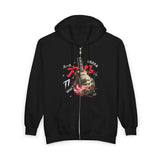 Osaka '77 Neon Guitar - Men's Zip Hoodie