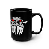 Dragon Face Black Mug 15oz