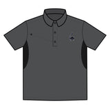 Men's Stylish Black Cat Polo Shirt - Casual Wear, Golf Attire, Trendy Gift for Him, Skater Fashion