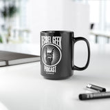 Decibel Geek Podcast Black Mug 15oz