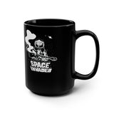 Space Invader Black Mug 15oz