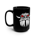 Dragon Face Black Mug 15oz