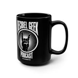 Decibel Geek Podcast Black Mug 15oz