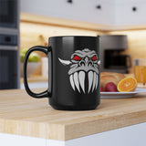Dragon Face Black Mug 15oz