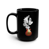 Smoking Guitar - Black Mug 15oz
