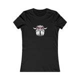 Dragon Face Ladies Classic Tee, front view