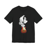 Smoking Guitar Vintage Rock Men's Classic Tee, front view