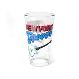 New York Groove - Pint Glass, 16oz