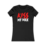 KISS My Wax Ladies Classic Tee, front view