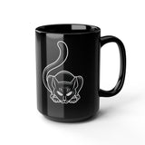 Catman Michigan Black Mug 15oz