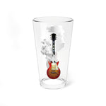 Smoking Guitar - Pint Glass, 16oz