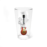 Smoking Guitar - Pint Glass, 16oz