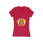 Love Gun Riser Women's Jersey Short Sleeve Deep V-Neck Tee