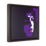 The Starchild - Square Framed Premium Gallery Wrap Canvas