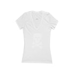 Demon Skull - Women's V-Neck Tee
