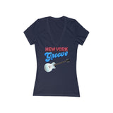 New York Groove - Women's V-Neck Tee