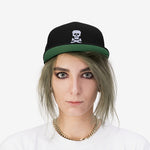 Demon Skull - Embroidered Flexfit Snapback Hat