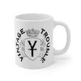 Vintage Trouble Stand - White Mug