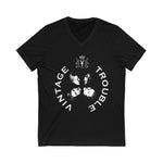Unisex Jersey Short Sleeve V-Neck Tee