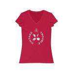 Vintage Trouble Tour - Women's V-Neck Tee