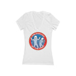 Phantom Wolfmen Women's Jersey Short Sleeve Deep V-Neck Tee