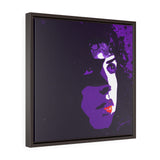 The Starchild - Square Framed Premium Gallery Wrap Canvas