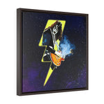 Shock Me - Square Framed Premium Gallery Wrap Canvas