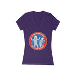 Phantom Wolfmen Women's Jersey Short Sleeve Deep V-Neck Tee