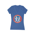Phantom Wolfmen Women's Jersey Short Sleeve Deep V-Neck Tee